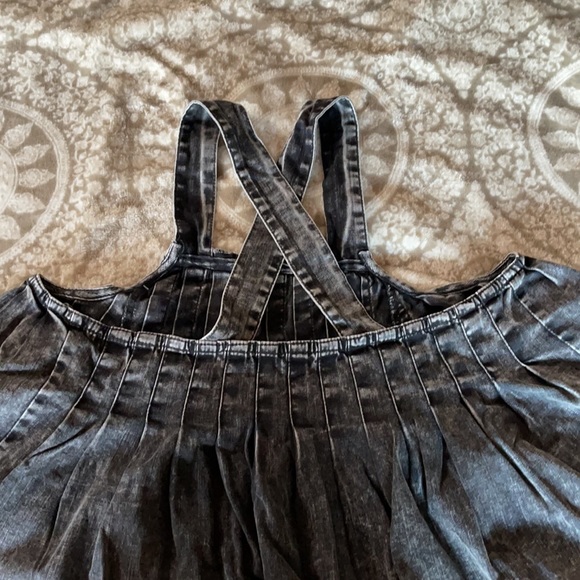 Denim Free People Crop Top (SOLD) - Picture 4 of 10